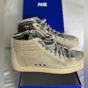New P448 Mid top Shoes worn 1 time!  Comes with box.